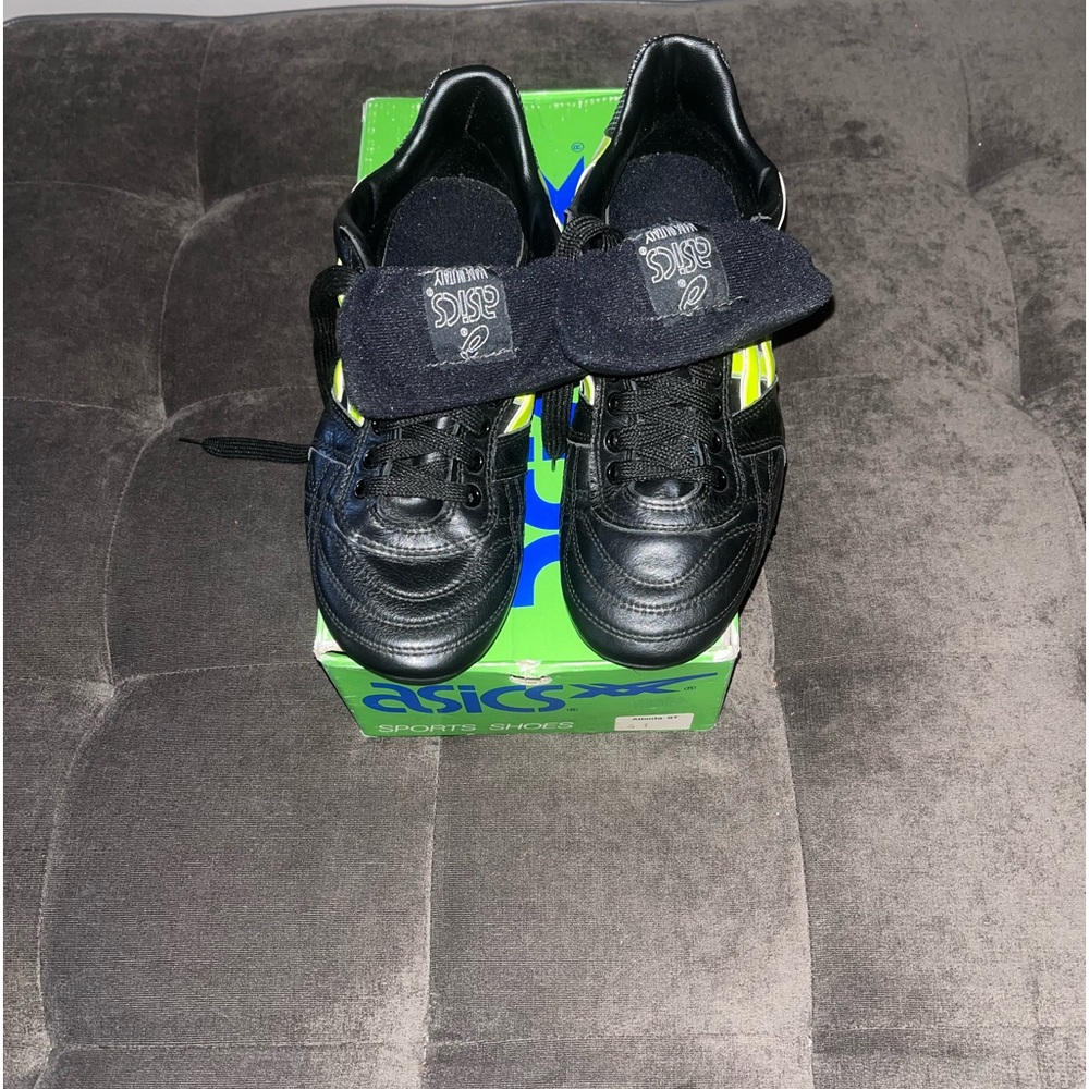 Vintage 1996 Asics Atlanta SG Made In Italy Soccer Cleats US 8 EUR 41